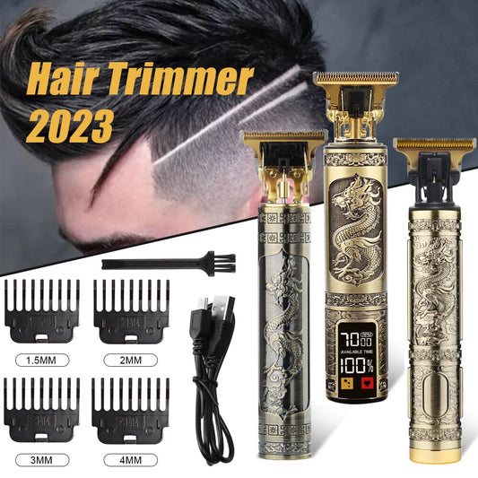 2023 Vintage Body T9 Cordless Electric Shaver Hair Cutting Machine For