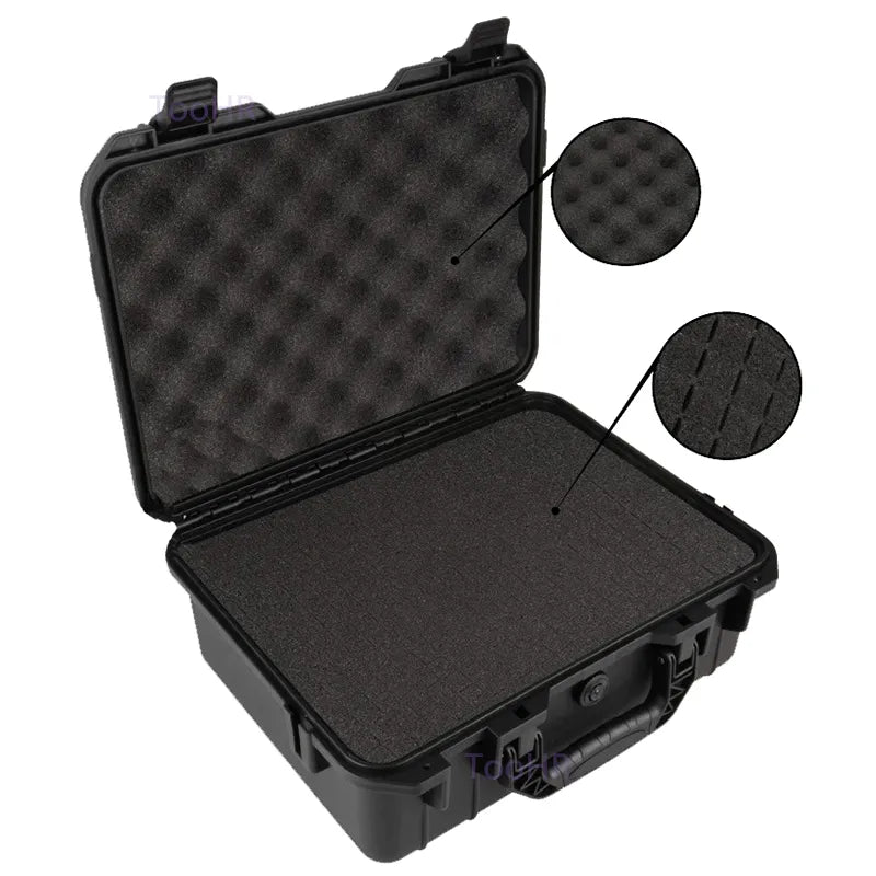 Hard Carry Case Bag Tool Case With pre-cut Sponge Storage Box Safety